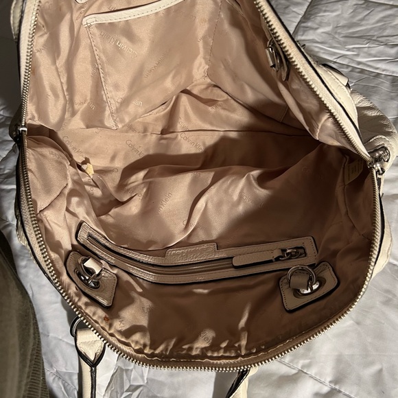 White leather Calvin Klein bag. Gently used - Picture 8 of 8